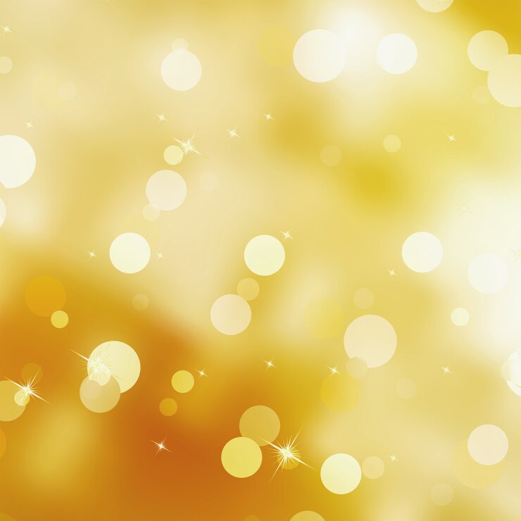 Vector resumen con estrellas de luces defocused bokeh.