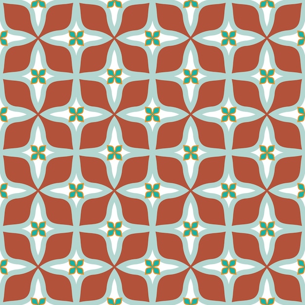 Resumen Floral Retro Geométrico Decorativo Cruz Formas Patrones Sin Fisuras Repetición Psicodélica