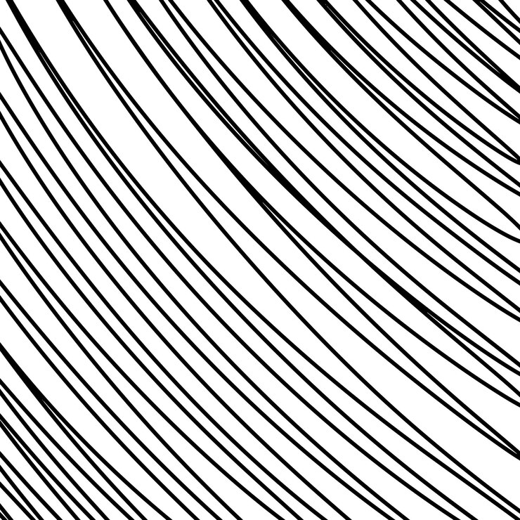Vector resumen fondo blanco y negro de líneas negras patrón de líneas negras sobre blanco líneas dibujadas a mano fondo abstracto patrón de tinta dibujada a mano y conjunto de texturas