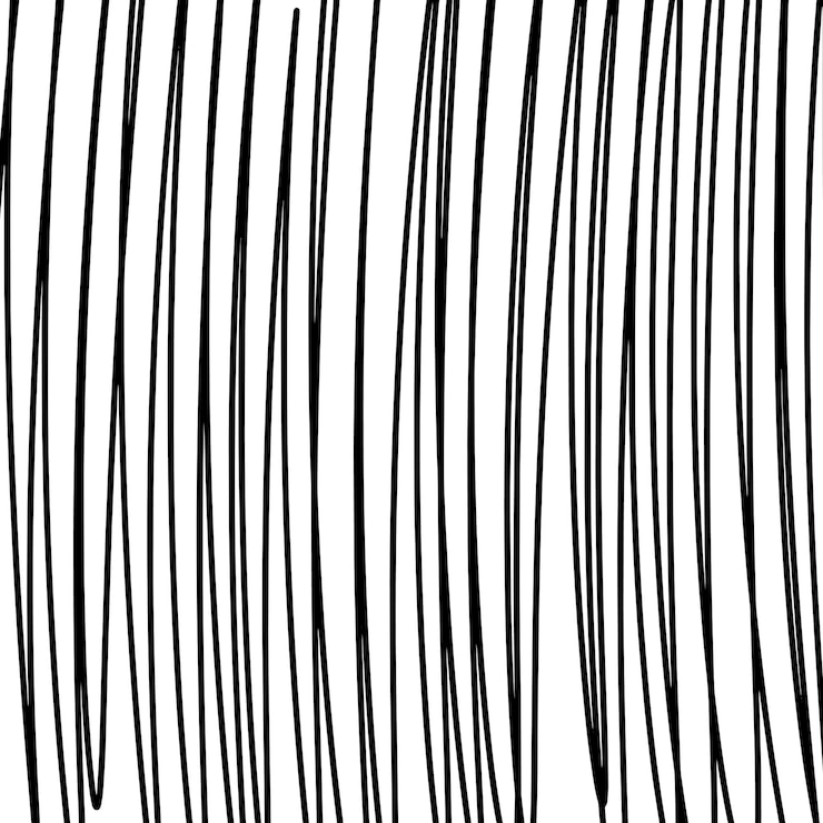 Vector resumen fondo blanco y negro de líneas negras patrón de líneas negras sobre blanco líneas dibujadas a mano fondo abstracto patrón de tinta dibujada a mano y conjunto de texturas