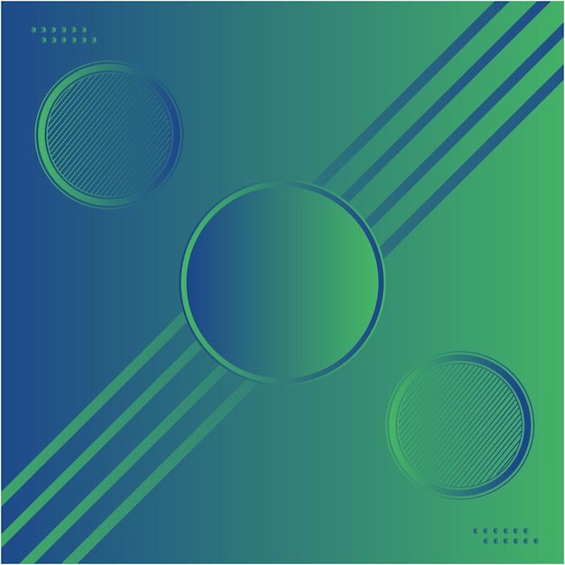 Resumen Fondo con círculo azul y verde Moderno fondo de gradiente verde brillante