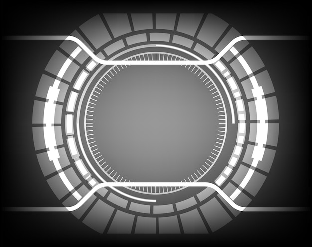 Vector resumen el fondo de hitech el fondo de brillo electrónico