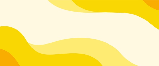 resumen de fondo de onda amarilla con espacio vacío para la plantilla de diseño de cartel de banner de texto