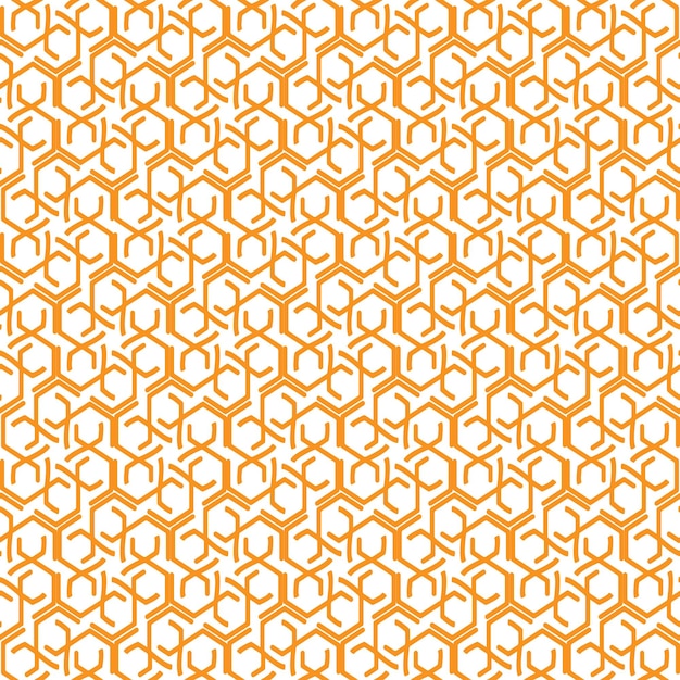 Resumen de fondo patrón geométrico sin costura panal de miel de la ilustración vectorial de forma hexagonal