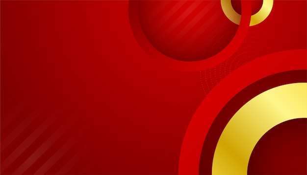 Resumen fondo rojo y oro