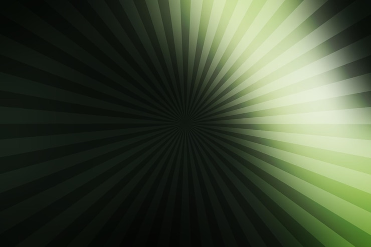 Vector resumen fondo verde con líneas diagonales y gradiente de luz