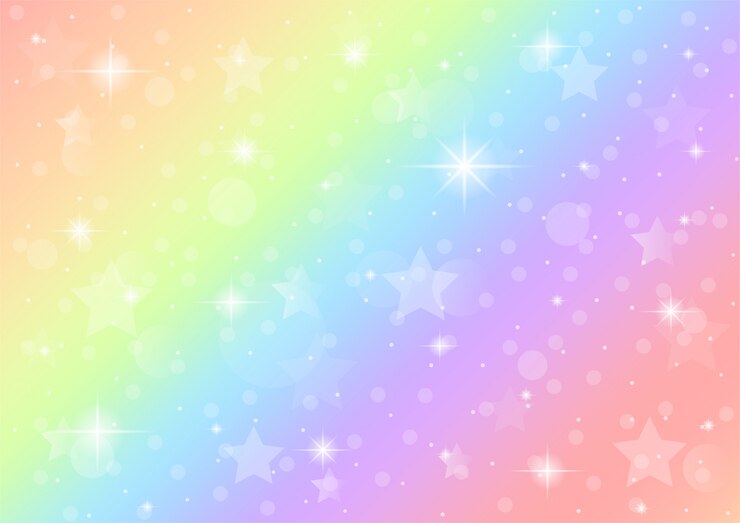 Resumen galaxy fantasía unicornio. fondo arcoiris