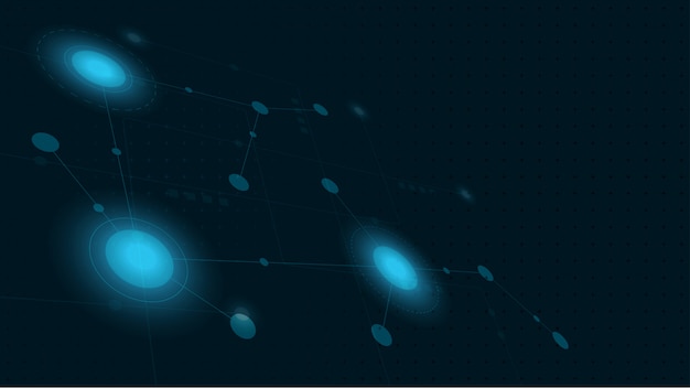 Resumen geométrico conectar líneas y puntos. fondo gráfico de tecnología simple.