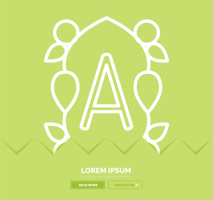 Vector resumen geométrico lineal hipster floral icono marco diseño plano estilo banner
