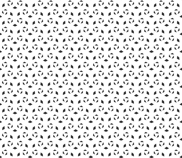 Resumen geométrico Patrón sin costuras Repetición geométrica Textura en blanco y negro decoración geométrica