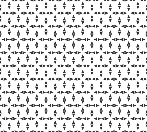 Resumen geométrico Patrón sin costuras Repetición geométrica Textura en blanco y negro decoración geométrica