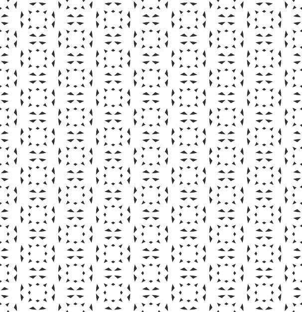 Resumen geométrico Patrón sin costuras Repetición geométrica Textura en blanco y negro decoración geométrica