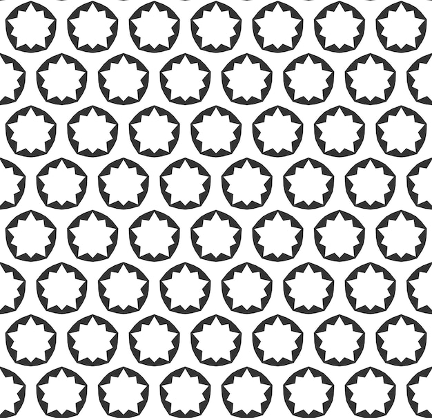 Resumen geométrico Patrón sin costuras Repetición geométrica Textura en blanco y negro decoración geométrica
