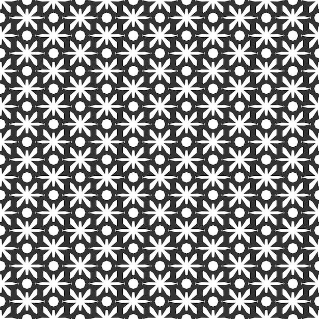 Resumen geométrico Patrón sin costuras Repetición geométrica Textura en blanco y negro decoración geométrica
