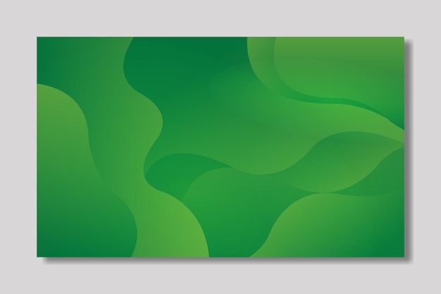 Resumen Gradiente verde de fondo de la onda que fluye