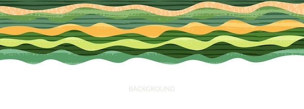 Resumen granja campo collage fondo horizontal Agricultura banner telón de fondo naturaleza paisaje vector textura ilustración Verde encabezado decorativo eco diseño rural plantilla ecología arte diseño