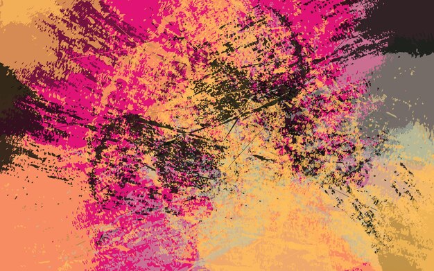 Resumen grunge textura pincel salpicadura pintura vector de fondo