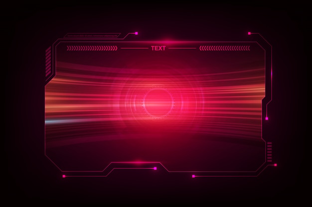Resumen hud ui gui futuro diseño virtual del sistema de pantalla futurista