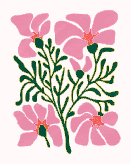 RESUMEN La ilustración de una flor