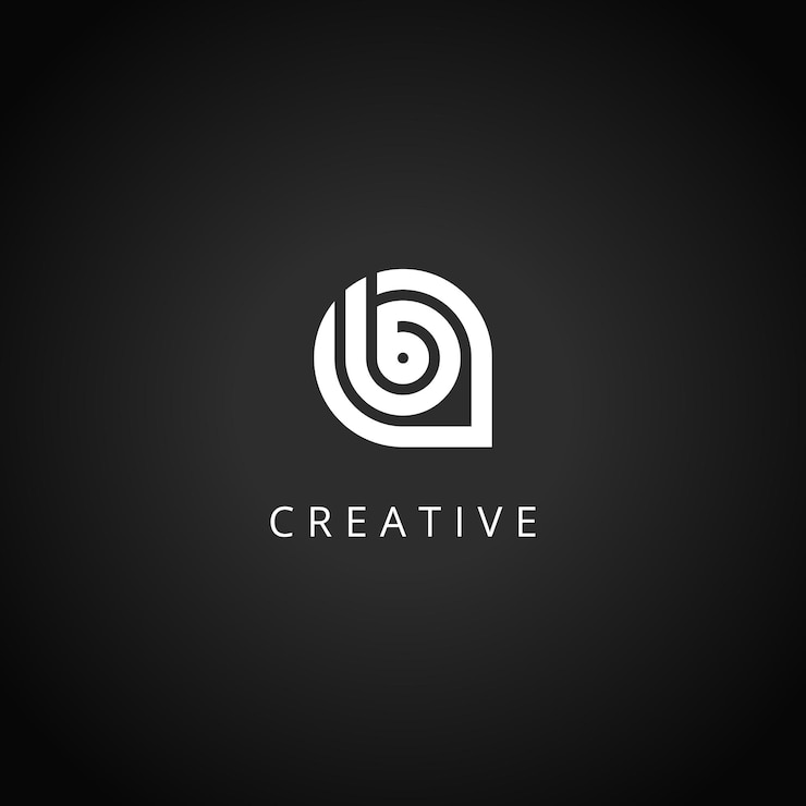 Vector resumen letra b logotipo ubicación inicial símbolo icono vectorial