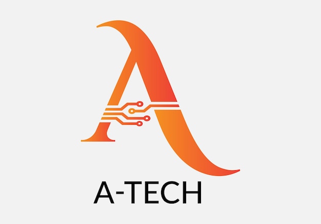 Resumen Una letra diseño de logotipo moderno de marcas de letras iniciales