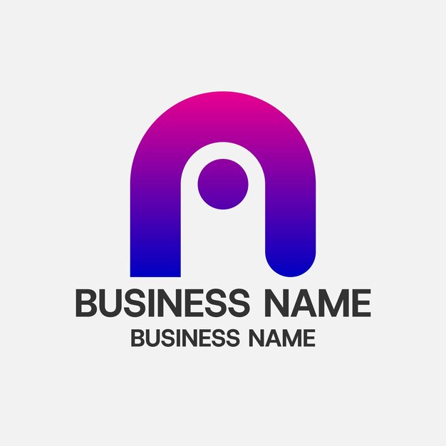 Resumen de la letra A Diseño de logotipo moderno y minimalista
