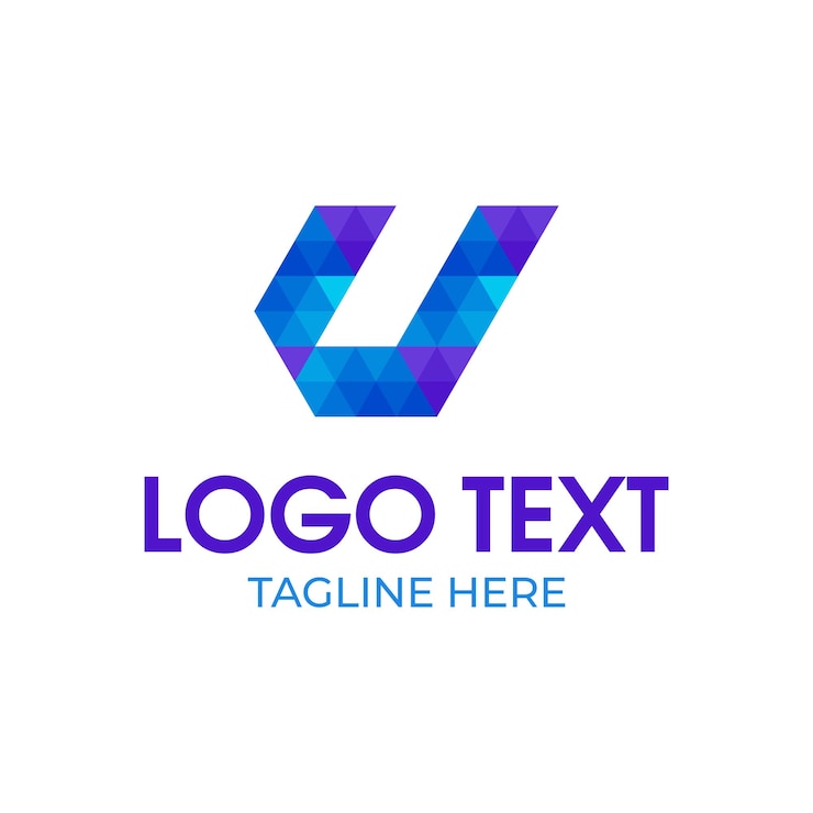 Vector resumen letra a diseño de logotipo