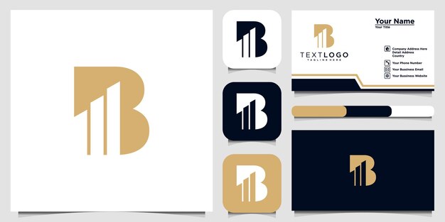 Resumen letra inicial M 3 plantilla de diseño de logotipo y tarjeta de visita