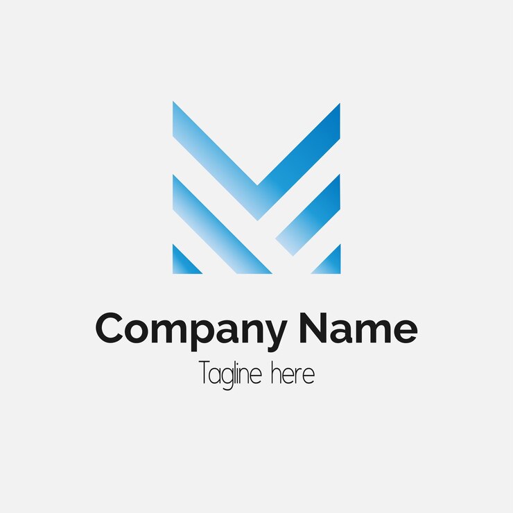 Resumen letra m diseño de logotipo inicial Vector Premium