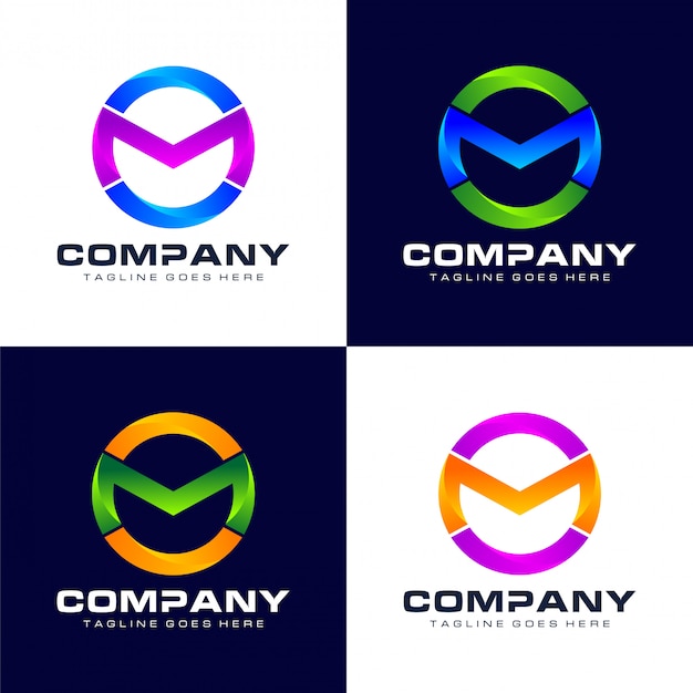 Resumen Letra M Logo Círculo