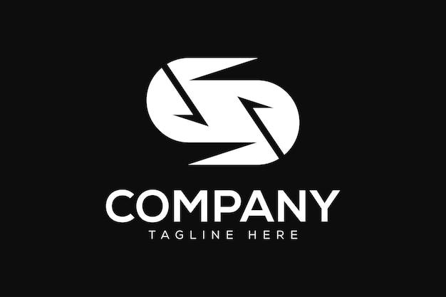 Resumen de la letra S Diseño creativo del logotipo
