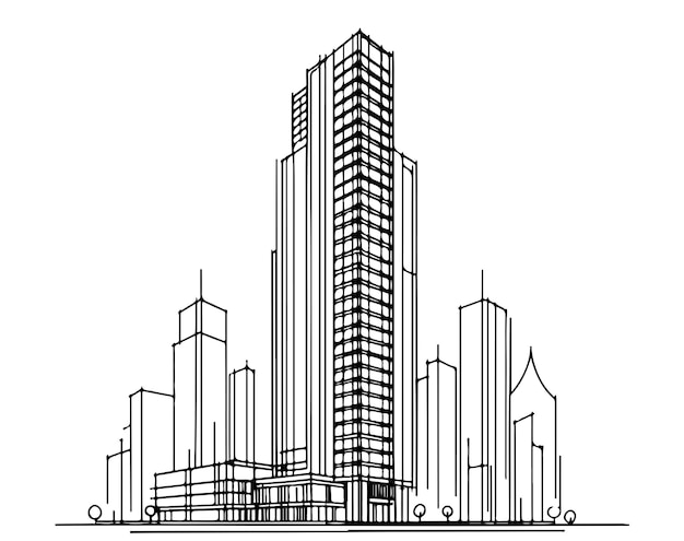 Resumen de la línea de edificios de gran altura