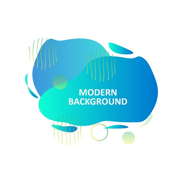 Resumen Líquido Logo Forma Agua Pintura Diseño Resumen Moderno Elemento Vector Color GradientIllustration Banner Resumen Gradiente Líquido Forma
