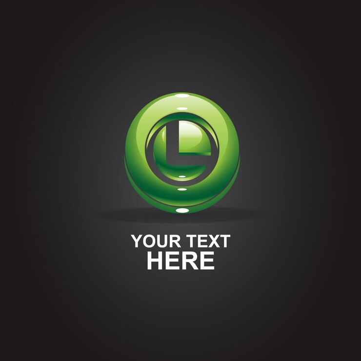 Vector resumen logotipo letra l