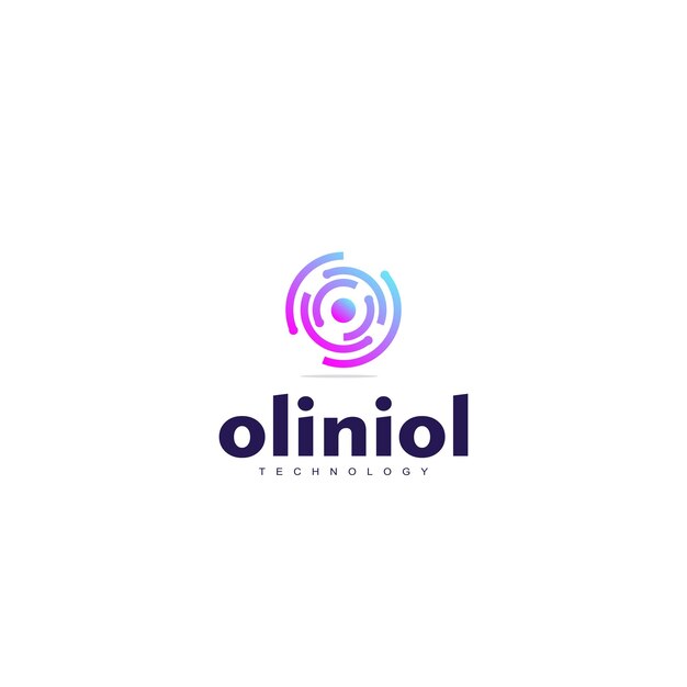 Resumen de logotipo de tecnología