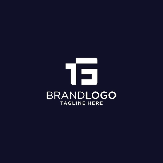 Resumen de logotipo de vector de letra f