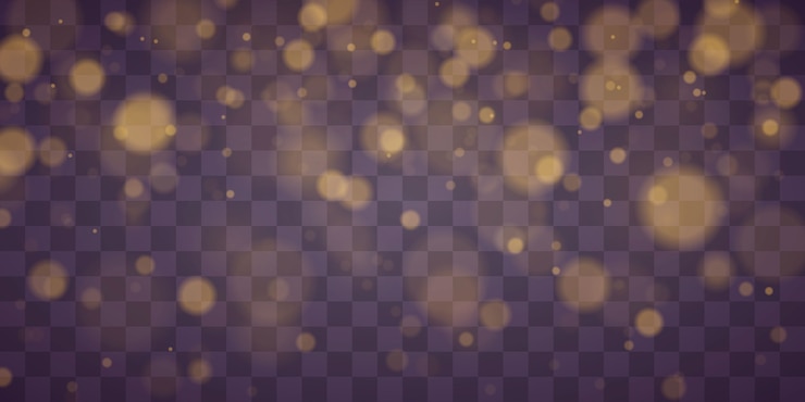 Vector resumen luces bokeh brillantes.