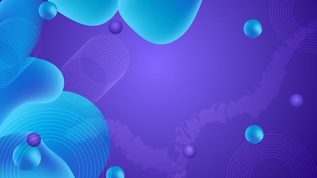Resumen luz azul líquido formas onduladas banner futurista fondo fluido azul moderno