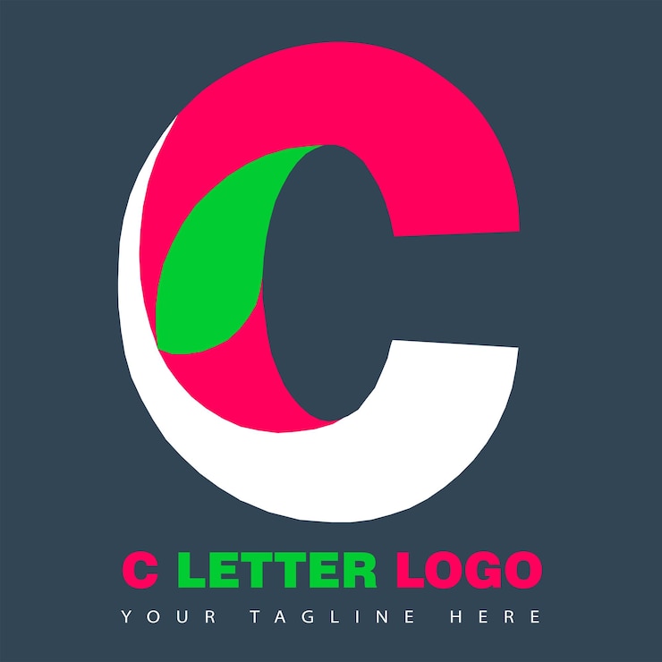 Resumen de la mejor plantilla de logotipo vectorial de la empresa moderna de letras C