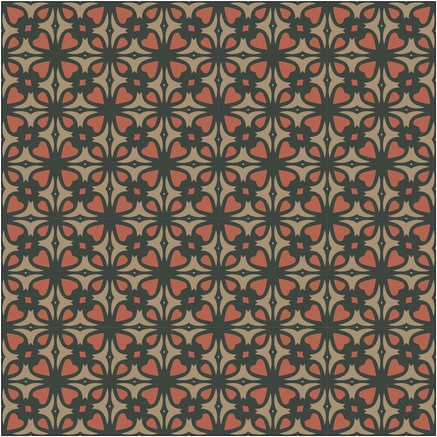Resumen minimalista en diseño de patrón étnico