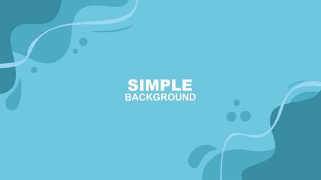 Resumen de moda simple salpicaduras de agua azul sobre fondo de esquina ilustración vectorial EPS10