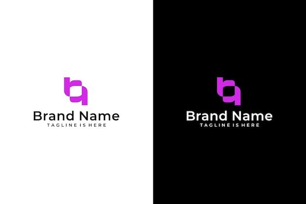 resumen moderno logotipo vectorial de la tecnología RQ