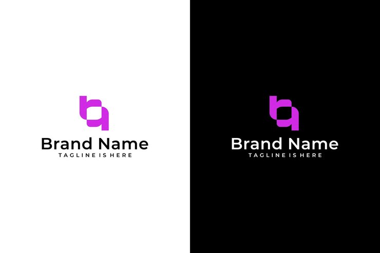 Vector resumen moderno logotipo vectorial de la tecnología rq