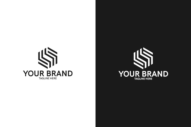 Resumen monograma ms logo concepto