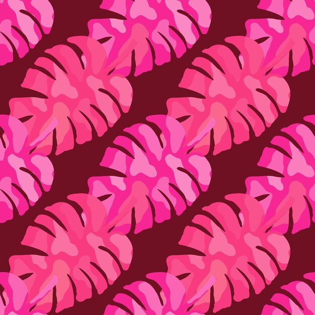 Resumen monstera deja tropical de patrones sin fisuras Fondo de la selva tropical