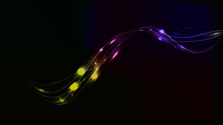Vector resumen multicolor hermoso digital moderno mágico brillante energía eléctrica láser neón textura