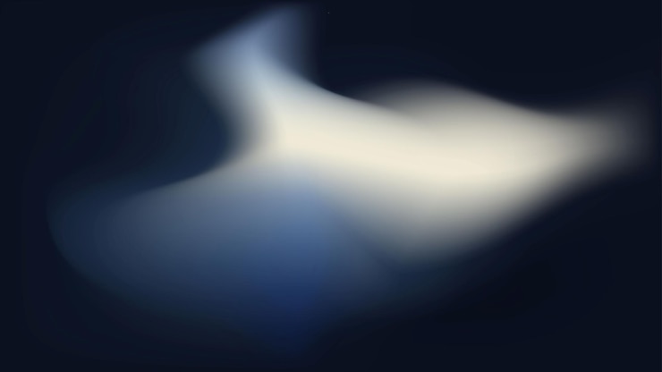 Vector resumen nebulosa una sinfonía cósmica de luz y color