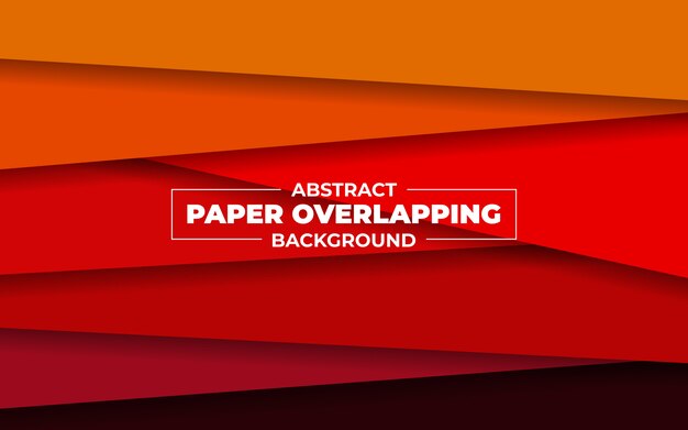 Resumen de papel rojo que sobrepasa la ilustración