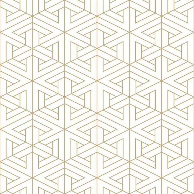 Resumen patrón ornamental sin fisuras diseño geométrico Vector fondo de lujo minimalista