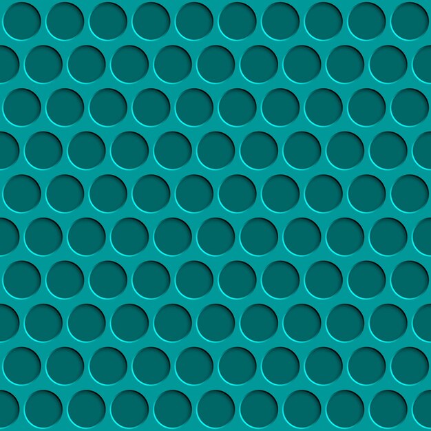 Resumen de patrones sin fisuras con agujeros circulares en colores azul claro